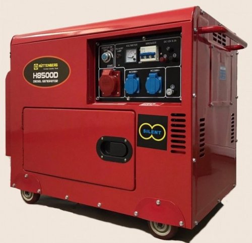 Дизельный генератор Huttenberg H8500D (6,5 кВт) Дизельный генератор Huttenberg H8500D (6,5 кВт)